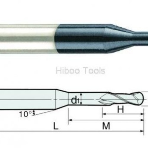 Hrc45 small ball end mills